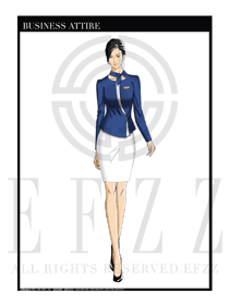 女時尚OL職業(yè)裝設(shè)計圖1209