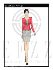 女時(shí)尚OL職業(yè)裝設(shè)計(jì)圖1220