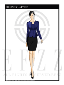女時尚OL職業(yè)裝設(shè)計圖1221