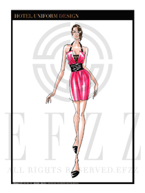 KTV夜場(chǎng)DJ公主服裝設(shè)計(jì)圖754