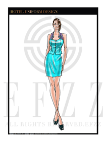 夜場ktv包房公主服設(shè)計圖755