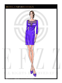 夜場ktv包房公主服設計圖758