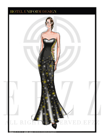 KTV夜場(chǎng)DJ公主服裝設(shè)計(jì)圖788