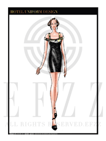 KTV夜場DJ公主服裝設(shè)計(jì)圖794