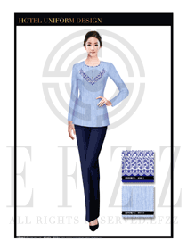 養(yǎng)生休閑會所服務生制服設計圖556
