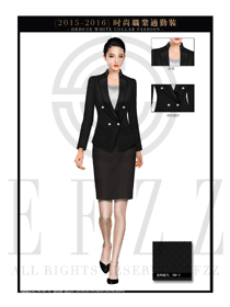 女時尚OL職業(yè)裝設計圖1251