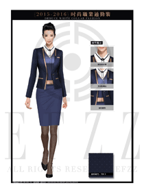 女秋冬職業(yè)裝背面設(shè)計(jì)圖1274