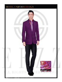 紫色炫彩酒店制服經(jīng)理職業(yè)裝設(shè)計圖415