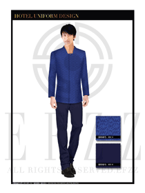 寶石藍(lán)男款酒店經(jīng)理職業(yè)裝款式圖421