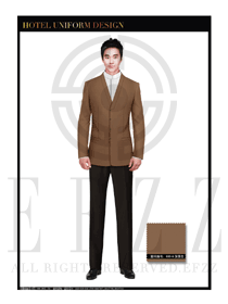 深黃色酒店制服經(jīng)理職業(yè)裝設(shè)計圖431