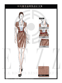 時(shí)尚OL女職業(yè)裝制服設(shè)計(jì)圖583