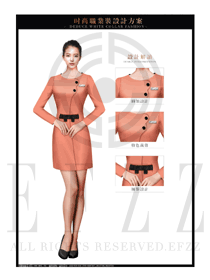 時(shí)尚OL女款夏裝制服款式圖592