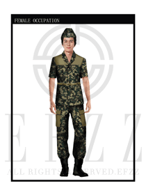 迷彩男款保安服短袖服裝款式圖262
