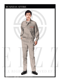 時尚灰色男款4S店維修工程師制服設(shè)計圖1063