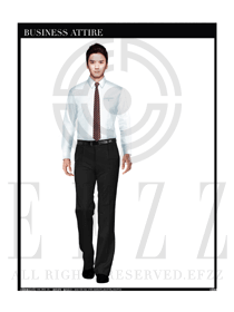 時(shí)尚白色男款商務(wù)正裝長(zhǎng)袖襯衫款式設(shè)計(jì)圖270