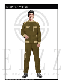 時尚長袖男款車間春秋工程服款式設(shè)計(jì)圖1173