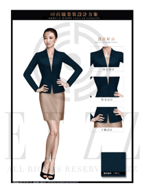 時(shí)尚女秋冬職業(yè)裝套裙制服設(shè)計(jì)圖1445