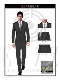 深灰色男款西裝酒店經(jīng)理服裝款式圖472
