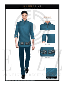 新中式男款中餐服務(wù)員制服設(shè)計(jì)圖1917