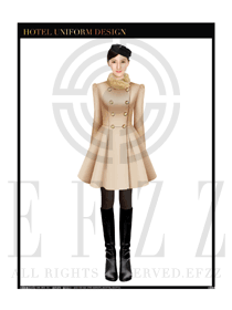 女職業(yè)裝OL大衣設(shè)計圖162