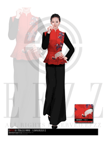 原創(chuàng)制服設(shè)計酒店西餐廳咨客服裝款式圖221