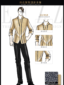 原創(chuàng)制服設(shè)計(jì)水療spa會(huì)所總臺(tái)收銀接待服裝款式圖410