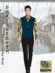 原創(chuàng)制服設(shè)計男款西餐服務(wù)員服裝款式圖1283
