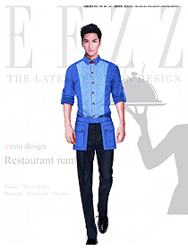 原創(chuàng)制服設計男款民族特色酒店服裝款式圖197