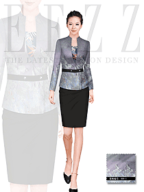 原創(chuàng)制服設(shè)計(jì)職業(yè)套裙款酒店經(jīng)理服裝款式圖410