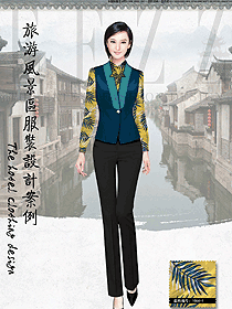新款女中餐服務(wù)員制服款式設(shè)計(jì)圖2013