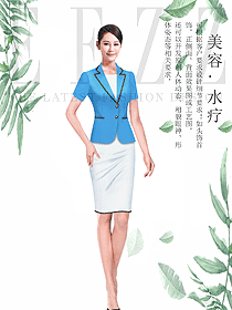 新款水療會所總臺收銀接待制服設(shè)計圖420