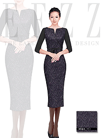 原創(chuàng)制服設(shè)計(jì)女款西餐咨客服裝款式圖536