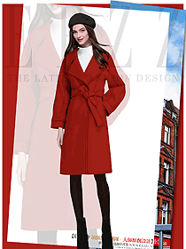 原創(chuàng)制服設(shè)計女職業(yè)裝大衣服裝款式圖258