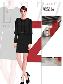 原創(chuàng)制服設(shè)計(jì)女秋冬職業(yè)裝款式效果圖1617