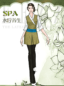 原創(chuàng)制服設(shè)計(jì)女款醫(yī)療美容會(huì)所服裝款式圖632