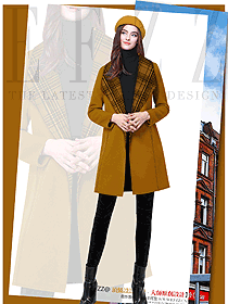 新款女職業(yè)裝大衣制服設(shè)計(jì)圖271