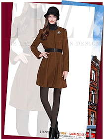 原創(chuàng)制服設計女職業(yè)裝大衣服裝款式圖281