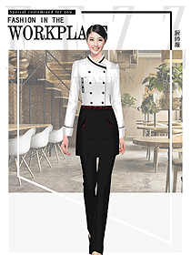 原創(chuàng)制服設(shè)計白色男款廚師服款式圖475