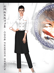 新款女款酒店廚師服制服設(shè)計(jì)圖477