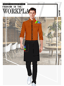 時(shí)尚男款快餐廳服裝款式設(shè)計(jì)圖360