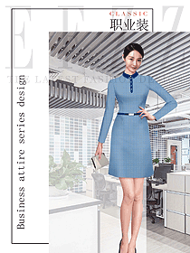 時尚女職業(yè)裝夏裝制服設(shè)計圖826