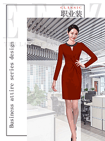 原創(chuàng)制服設(shè)計女職業(yè)裝夏裝款式圖841