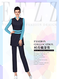 時(shí)尚女款美容會(huì)所服裝款式圖718