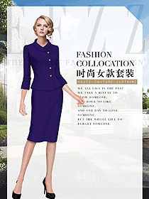 時(shí)尚女秋冬職業(yè)裝制服設(shè)計(jì)圖1775