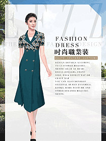 新款女職業(yè)裝夏裝制服設(shè)計圖857