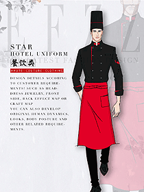 男款酒店廚師服制服設(shè)計圖483