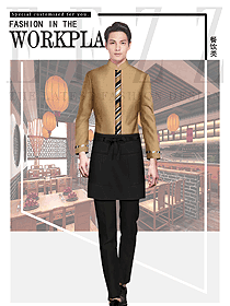 時(shí)尚男款快餐廳服裝款式設(shè)計(jì)圖390