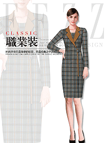 女職業(yè)裝夏裝制服設(shè)計(jì)圖866