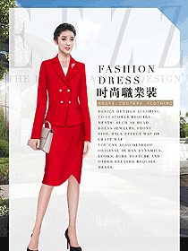 時尚女職業(yè)裝夏裝制服設計圖883