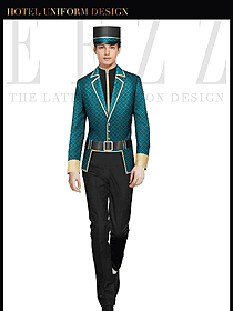 酒店門童行李生制服設計830